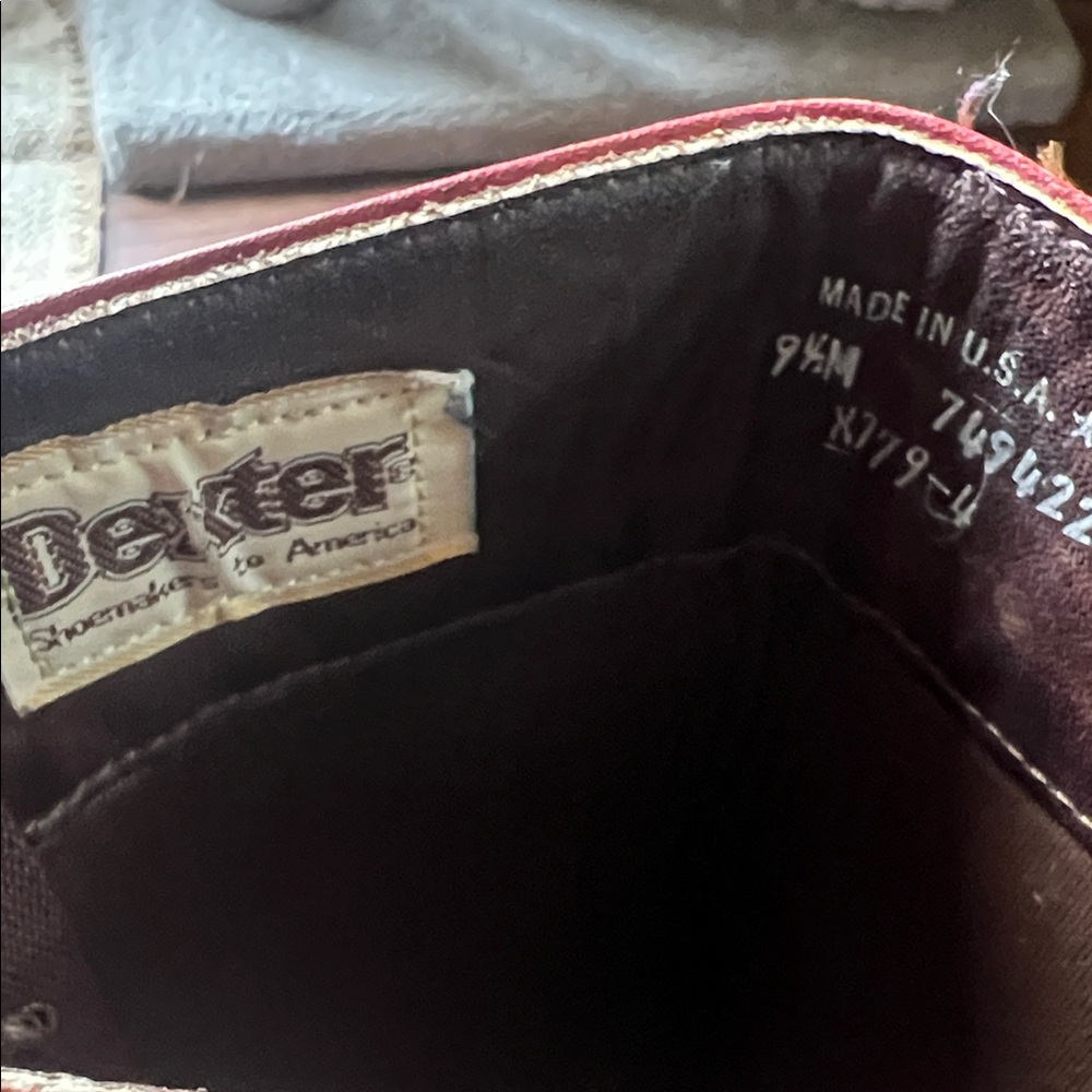 Vintage Dexter Women's Red Leather Boots by - Picture 3 of 6